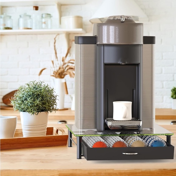 Black Coffee Pod Storage Drawer - Picture 4 of 7